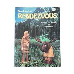 Woodcarving Rendezvous Carvings Patterns Ed Zinger Wizard Moose Pilgrim Top Dog